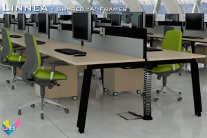 Linnea Office Bench Desks 05 - Linnea Bench Desking
