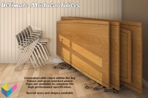 Large Flip Top Modular Tables Archives - Office Furniture London ...