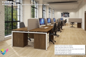 Value Bench 02 - Budget Bench Desking