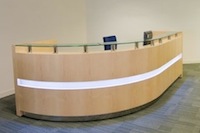 Fulcrum Pro-Light reception desk by Sven Christiansen