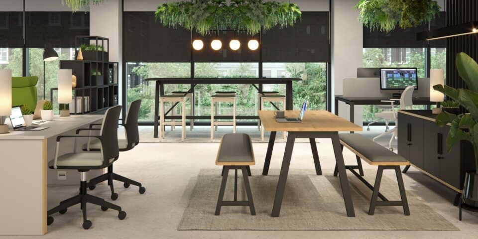 Meeting Bench Tables High and Low Bench Tables